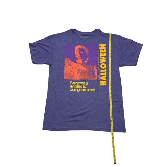 Halloween Michael Myers T-Shirt Mens Medium Purple Horror‎ Movie John Carpenter - Picture 4 of 7